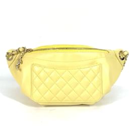 Chanel-Chanel A57832 Chain Belt Bag-Yellow