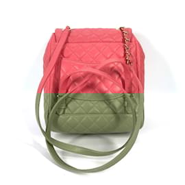 Chanel-Chanel Pink Leather Backpack-Pink