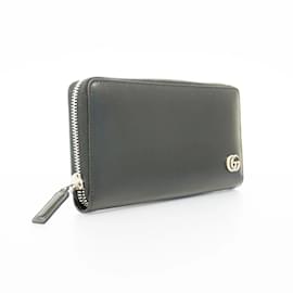 Gucci-Gucci Long Wallet GG Marmont-Black