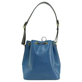 Louis Vuitton-Louis Vuitton Petit Noe Shoulder Bag-Black,Blue