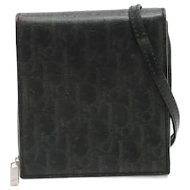 Christian Dior-Christian Dior Trotter Shoulder Bag Wallet Tote-Black