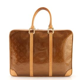 Louis Vuitton-Louis Vuitton Monogram Vernis Van Damme Tote Bag-Bronze