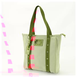 Louis Vuitton-Louis Vuitton Antigua Cabas MM Shoulder Bag-Beige
