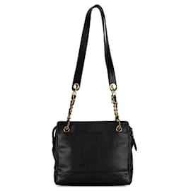 Chanel-Chanel Coco Mark Chain Shoulder Bag-Black