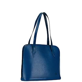 Louis Vuitton-Bolsa Tote Epi Lussac da Louis Vuitton-Azul