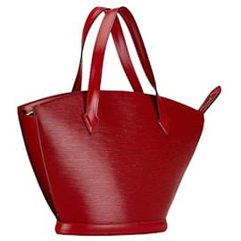 Louis Vuitton-Bolso de Hombro Saint Jacques Epi Louis Vuitton-Roja