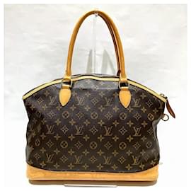 Louis Vuitton-Louis Vuitton Monogram Lockit Horizontal Handbag-Monogram