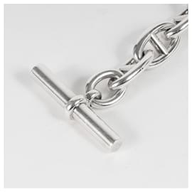 Hermès-Hermes Chaine d'Ancre Charm Bracelet-Silvery