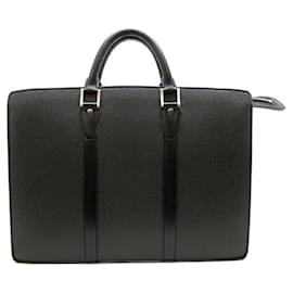 Louis Vuitton-Louis Vuitton Taiga Porte-Document Rosan Men's Bag-Black,Grey