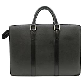 Louis Vuitton-Louis Vuitton Taiga Porte-Document Rosan Men's Bag-Black,Grey