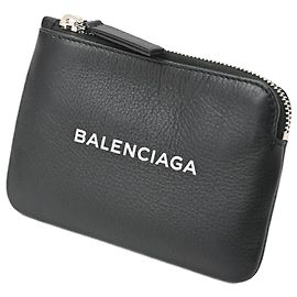 Pochette quotidiana Balenciaga per monete e carte Nero