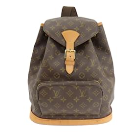 Louis Vuitton-Louis Vuitton Montsouris GM Backpack-Brown