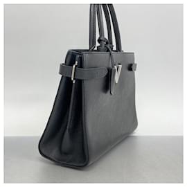 Louis Vuitton-Louis Vuitton Epi Twist Tote Handbag-Black