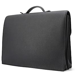 Hermès-Hermes Sac A Depeche 38 Briefcase-Black