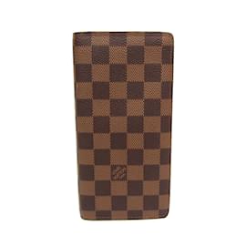 Louis Vuitton-Louis Vuitton Damier Brazza Wallet N60017-Damier ebene