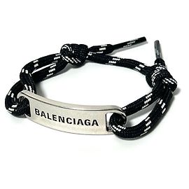 Pulseira de charme de placa masculina Balenciaga Outro