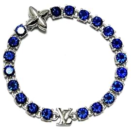 Louis Vuitton-Louis Vuitton Men's LV Crystal Bracelet Bangle-Blue