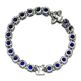 Louis Vuitton-Louis Vuitton Men's LV Crystal Bracelet Bangle-Blue