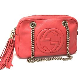 Bolsa de Ombro Gucci Interlocking G Rosa