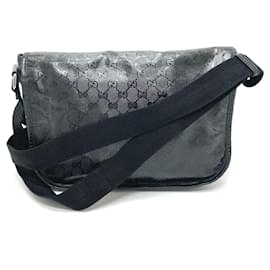 Gucci-Gucci 201732 GG Implementation Kaban Shoulder Bag-Black