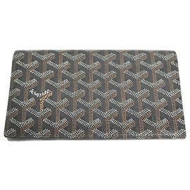 Goyard Herringbone Long Wallet Brown