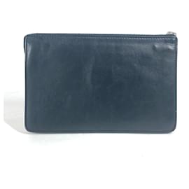 Fendi-Fendi 7VA350 Black Leather Clutch Bag-Black