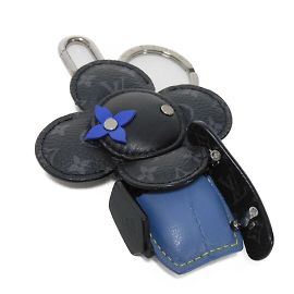 Louis Vuitton Keychain Bijoux Sac Vivienne Skateboard Black Blue