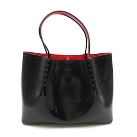 Christian Louboutin-Sac fourre-tout en cuir noir Christian Louboutin-Noir