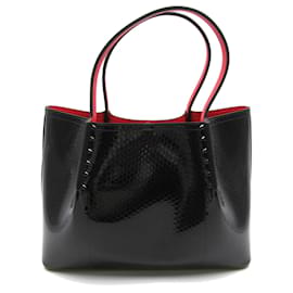 Christian Louboutin-Sac fourre-tout en cuir noir Christian Louboutin-Noir