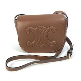 Céline-Celine 198263DU3 Crossbody Pochette Bag-Brown