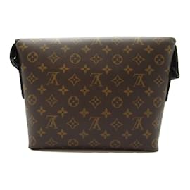 Louis Vuitton-Louis Vuitton Brown Monogram Macassar Shoulder Bag-Brown