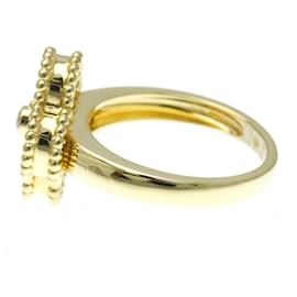 Van Cleef & Arpels-Van Cleef & Arpels Vintage Alhambra Band Ring-Black,Golden