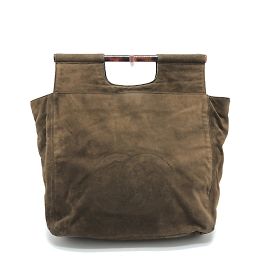 Chanel braune Leder-Tote Braun