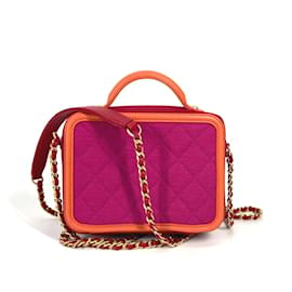 Chanel-Chanel CC Mark Crossbody 2WAY Bag-Red