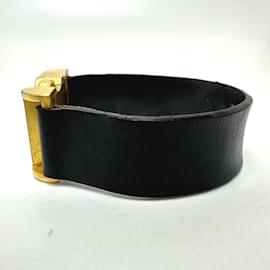 Chanel-Pulseira Chanel CC Marca 00A-Preto