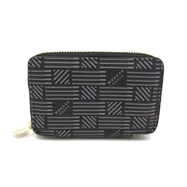 Autre Marque-Morabito Black Leather Coin Purse-Black