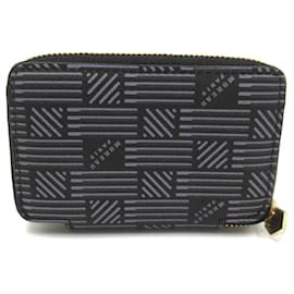 Autre Marque-Morabito Black Leather Coin Purse-Black