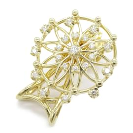 Tasaki-TASAKI Yellow Gold Diamond Brooch-Other