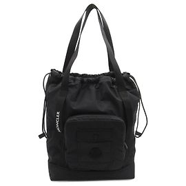 Schwarze Polyamid-Tote von Moncler Schwarz