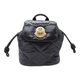 Moncler Black Polyamide Rucksack Backpack Black