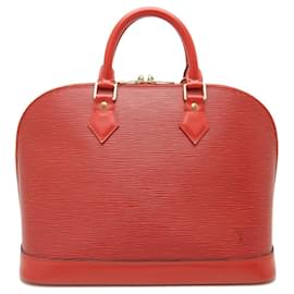 Louis Vuitton-Louis Vuitton Epi Alma Handbag in Castilian Red-Red