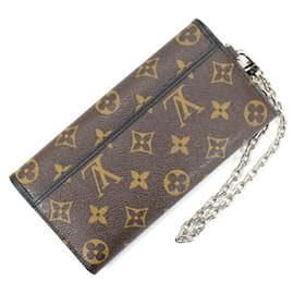 Louis Vuitton-Louis Vuitton Monogram Long Wallet-Brown,Monogram