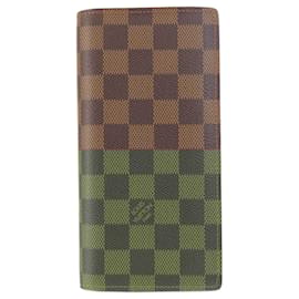 Louis Vuitton-Louis Vuitton N60017 Portefeuille Brazza Long Wallet-Damier ebene