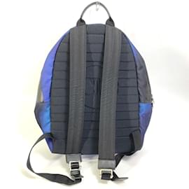 Christian Dior-Christian Dior Blue Cloth Backpack-Blue