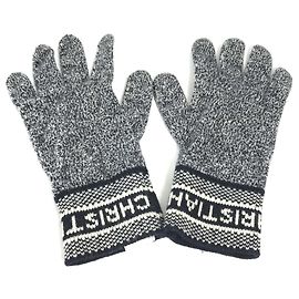 Christian Dior Navy Warm Gloves Navy blue