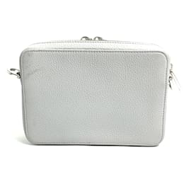 Christian Dior-Christian Dior Gray Leather Shoulder Bag-Brown