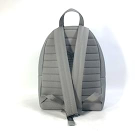 Christian Dior-Christian Dior Gray Leather Backpack-Brown