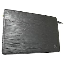 Louis Vuitton-Louis Vuitton Pochette Homme Clutch Bag-Black