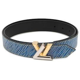 Louis Vuitton-Louis Vuitton Epi Leather Belt-Blue