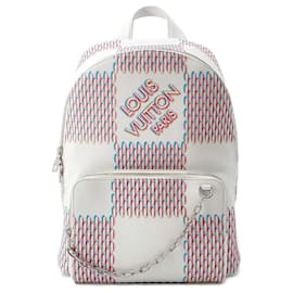 Louis Vuitton-Louis Vuitton Damier Spray Racer Backpack-White